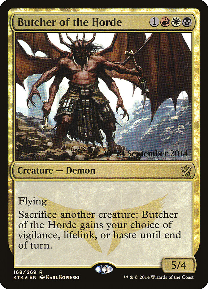 Butcher of the Horde [Khans of Tarkir Prerelease Promos]