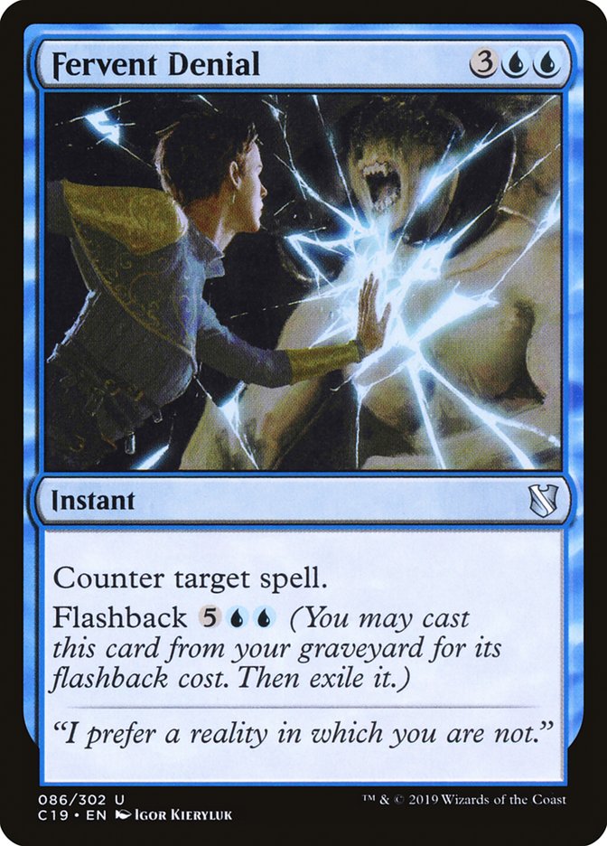 Fervent Denial [Commander 2019]