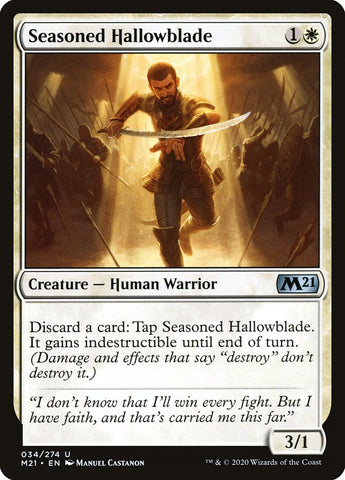 Seasoned Hallowblade [Core Set 2021]