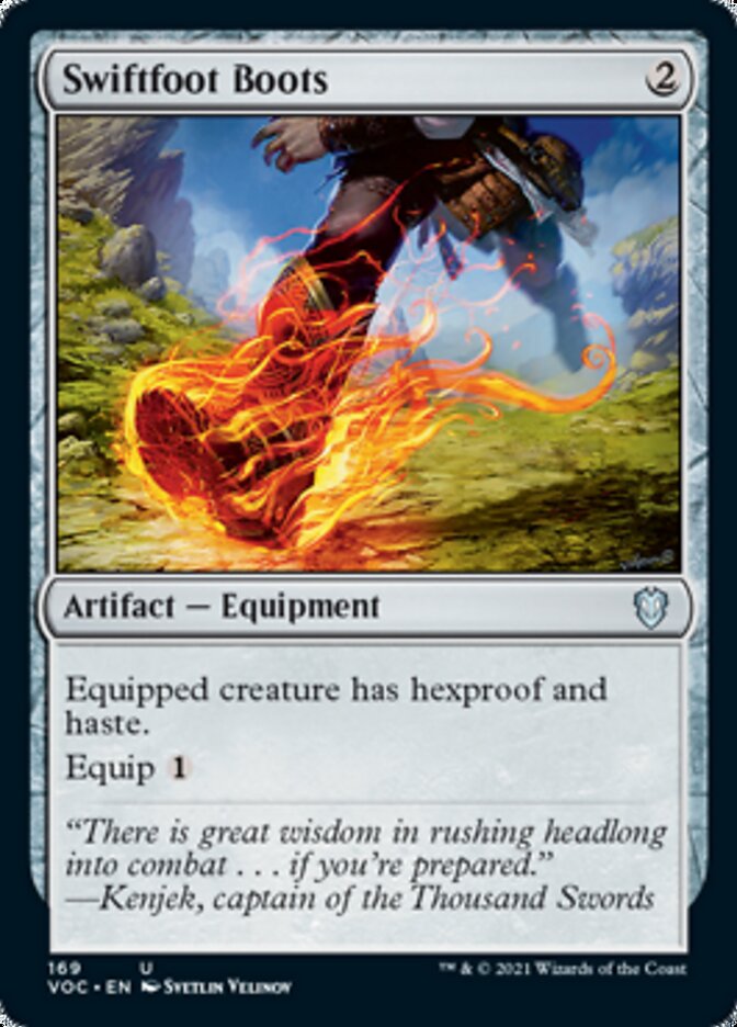 Swiftfoot Boots [Innistrad: Crimson Vow Commander]