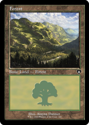 Forest (449) (Retro) [Commander Masters]