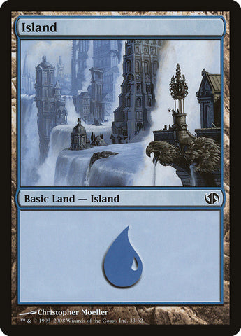 Island (33) [Duel Decks: Jace vs. Chandra]