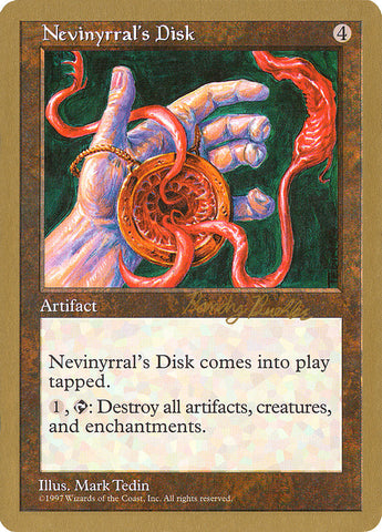 Nevinyrral's Disk (Randy Buehler) [World Championship Decks 1998]