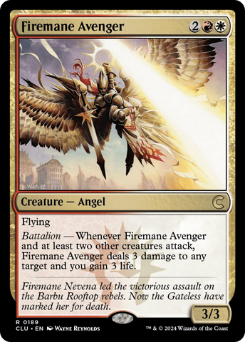 Firemane Avenger [Ravnica: Clue Edition]