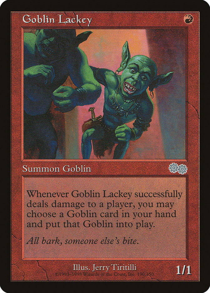 Goblin Lackey [Urza's Saga]