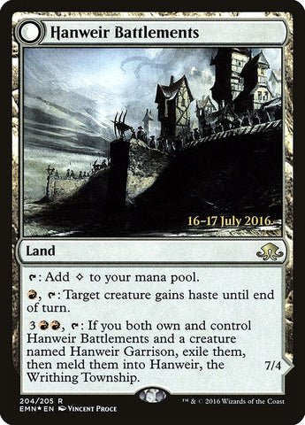 Hanweir Battlements [Eldritch Moon Prerelease Promos]