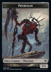 Phyrexian // Insect Double-Sided Token [Dominaria United Tokens]