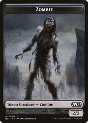 Demon // Zombie Double-Sided Token [Core Set 2021 Tokens]