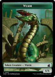 Bird // Wurm Double-Sided Token [Ravnica Remastered Tokens]