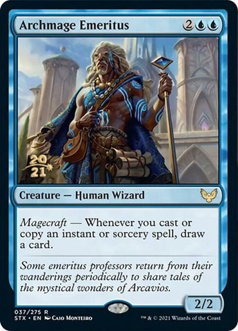 Archmage Emeritus [Strixhaven: School of Mages Prerelease Promos]