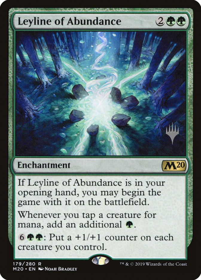 Leyline of Abundance (Promo Pack) [Core Set 2020 Promos]