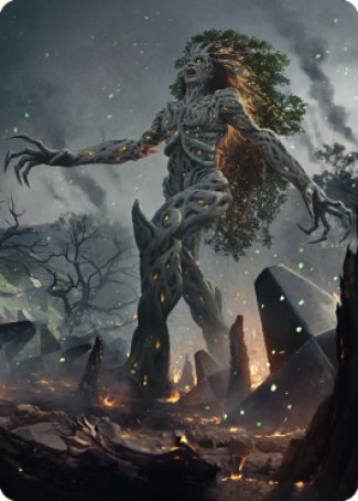 Titania, Gaea Incarnate Art Card [The Brothers' War Art Series]