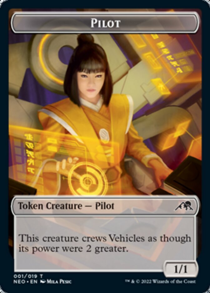 Pilot Token [Kamigawa: Neon Dynasty Tokens]