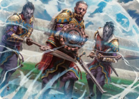 Argivian Phalanx Art Card [Dominaria United Art Series]