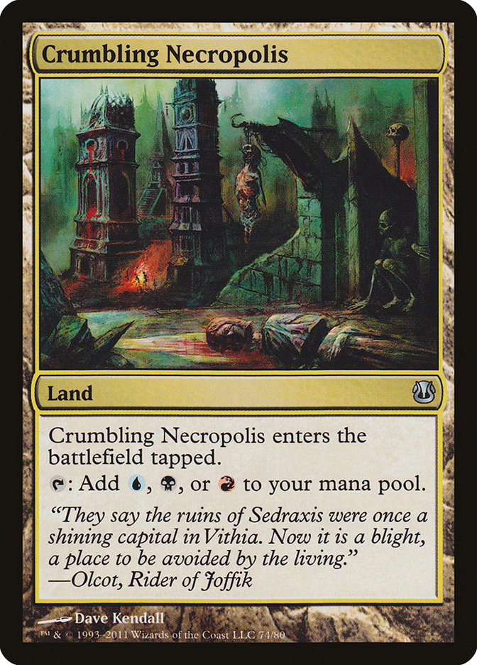 Crumbling Necropolis [Duel Decks: Ajani vs. Nicol Bolas]