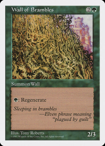 Wall of Brambles [Fifth Edition]