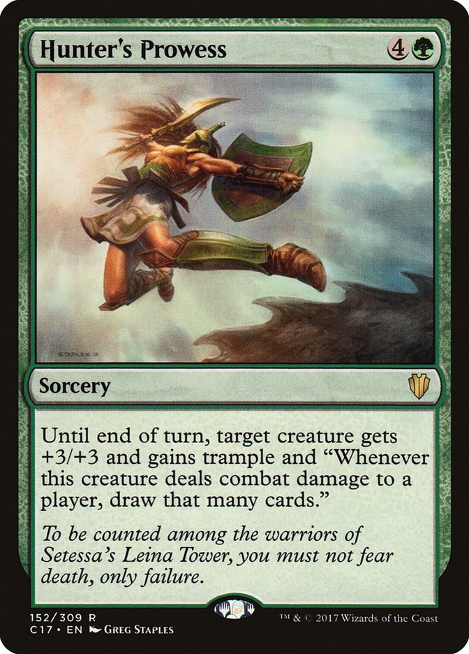 Hunter's Prowess [Commander 2017]