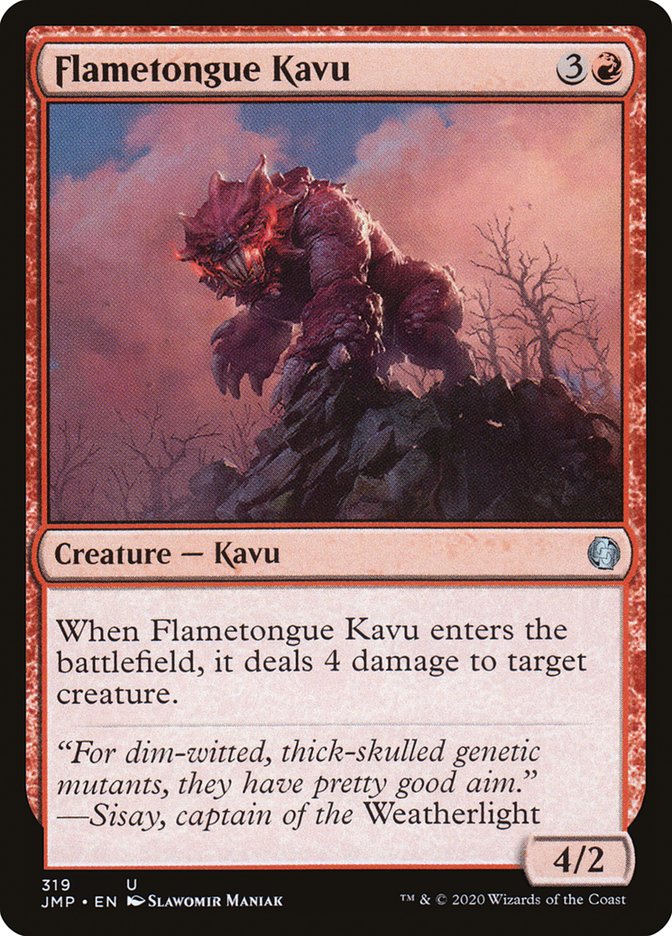 Flametongue Kavu [Jumpstart]