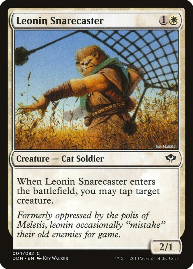 Leonin Snarecaster [Duel Decks: Speed vs. Cunning]