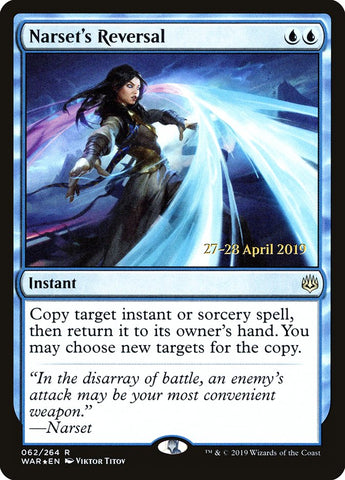 Narset's Reversal [War of the Spark Prerelease Promos]