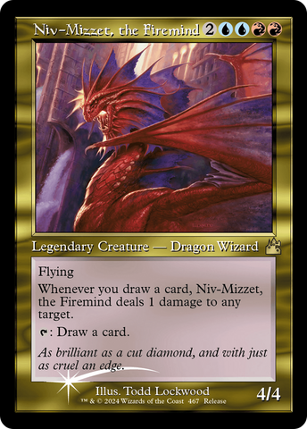 Niv-Mizzet, the Firemind (Retro Frame) [Ravnica Remastered]