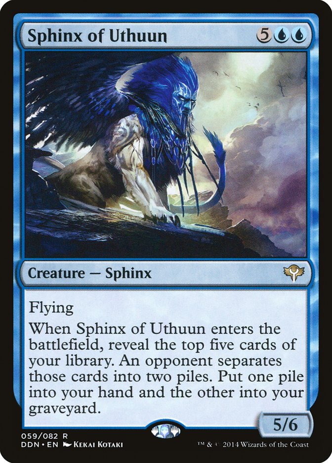 Sphinx of Uthuun [Duel Decks: Speed vs. Cunning]