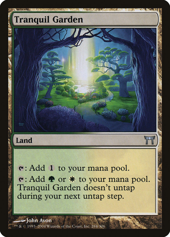 Tranquil Garden [Champions of Kamigawa]