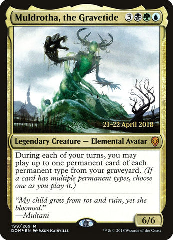 Muldrotha, the Gravetide [Dominaria Prerelease Promos]