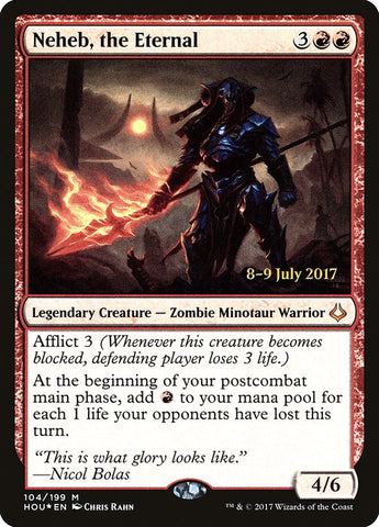 Neheb, the Eternal [Hour of Devastation Prerelease Promos]