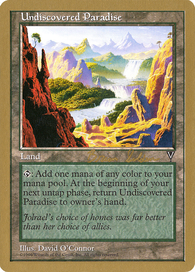 Undiscovered Paradise (Brian Selden) [World Championship Decks 1998]