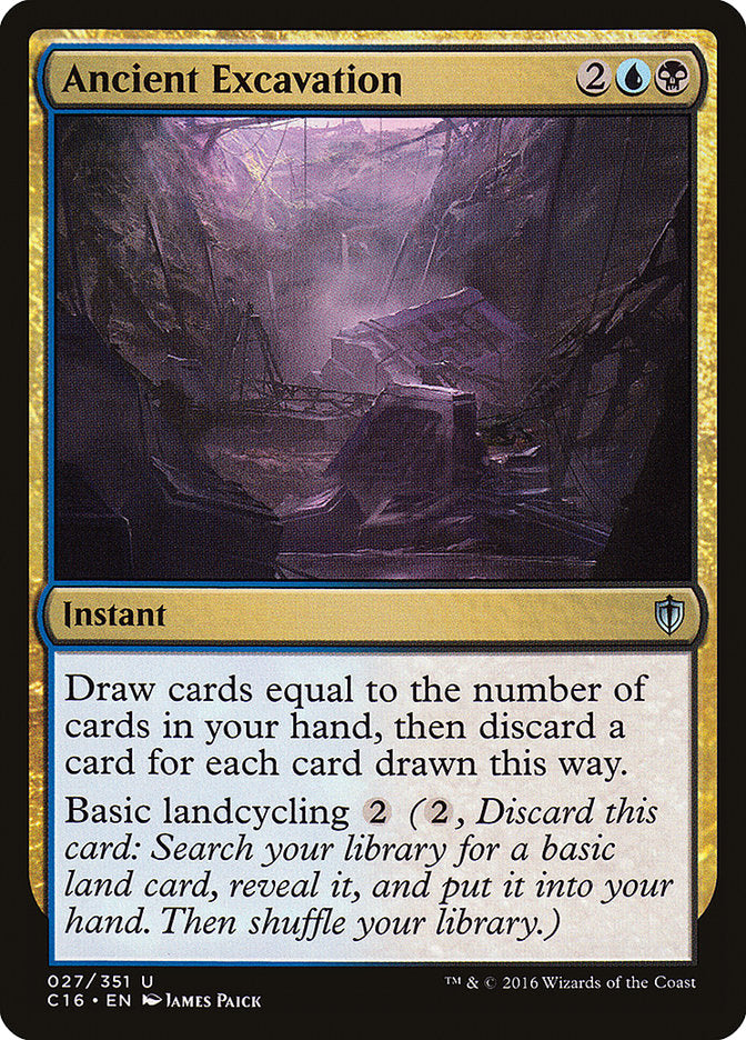 Ancient Excavation [Commander 2016]