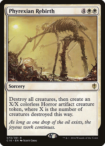 Phyrexian Rebirth [Commander 2016]