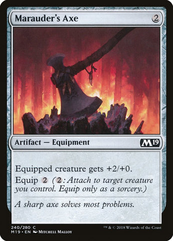 Marauder's Axe [Core Set 2019]