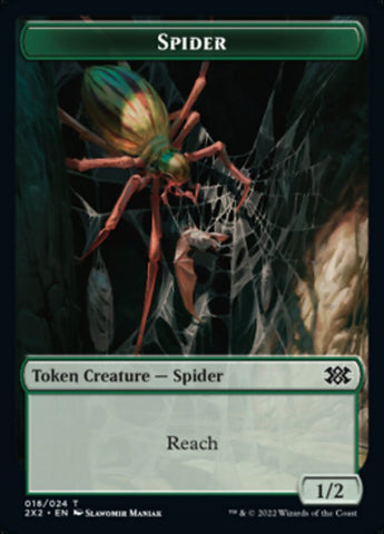 Spider // Vampire Double-Sided Token [Double Masters 2022 Tokens]