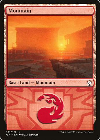 Mountain (101) [Guilds of Ravnica Guild Kit]