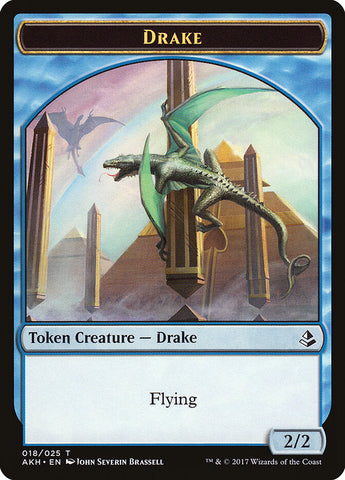 Anointer Priest // Drake Double-Sided Token [Amonkhet Tokens]