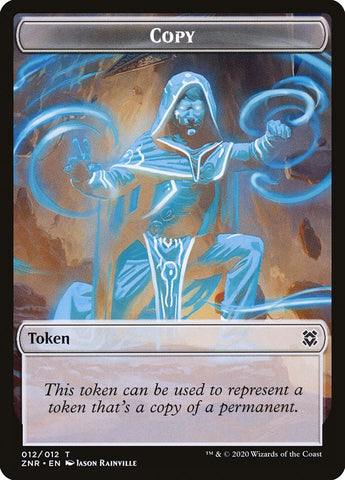 Cat // Copy Double-Sided Token [Zendikar Rising Tokens]